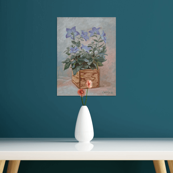 Still life with flowers "Blue bells"