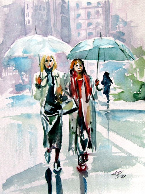 Rainy day in the city by Kovács Anna Brigitta