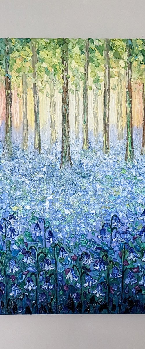 Bluebells at sunset by Paige Castile