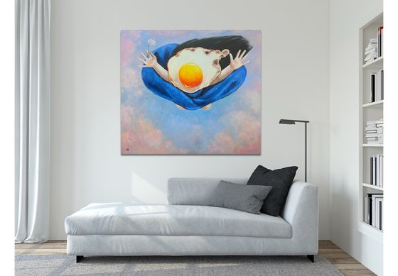 Egg Girl Flying