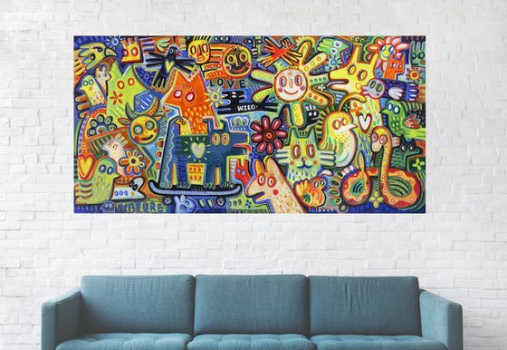 LOVE NATURE  "CALIFORNIA" 100x200cm