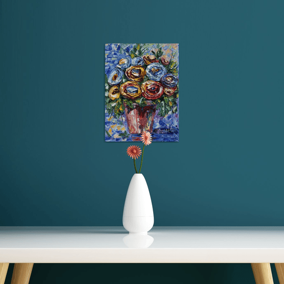 Roses Impasto