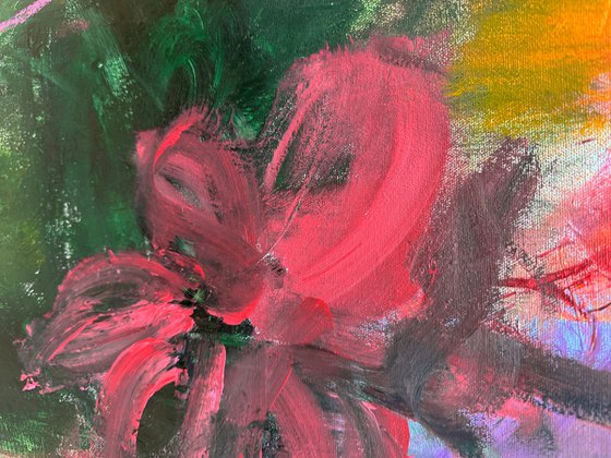 Where the Garden Burns Pink