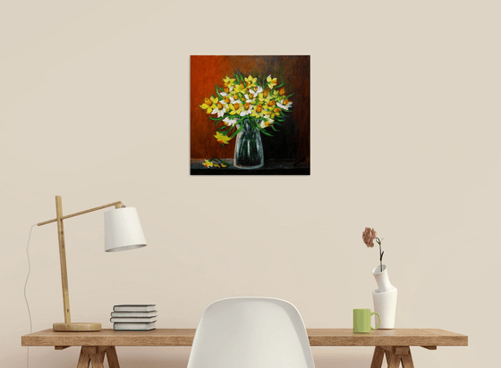 Still life - daffodils ..