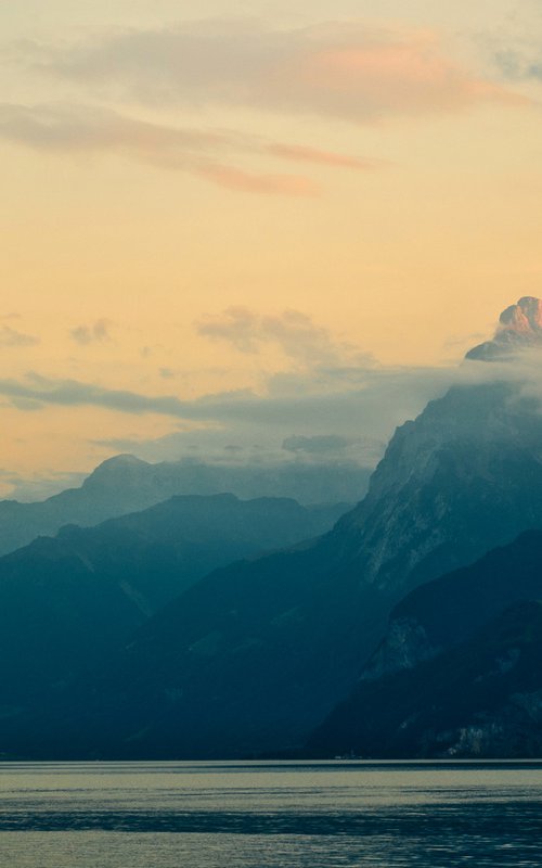 Sunset in the Alps by Vlad Durniev