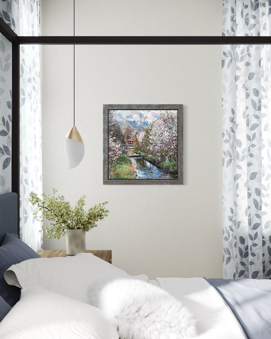 Blooming in the Alpine valley