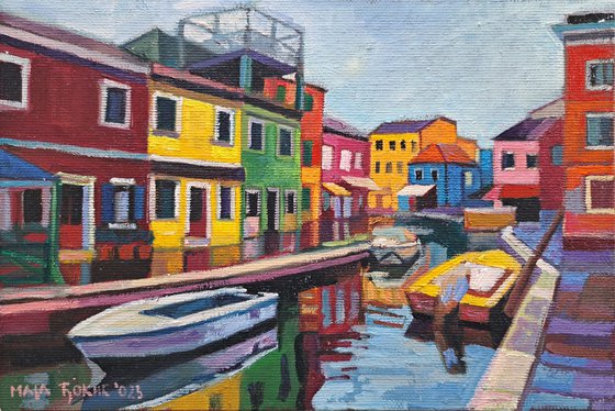 Rainy day on Burano