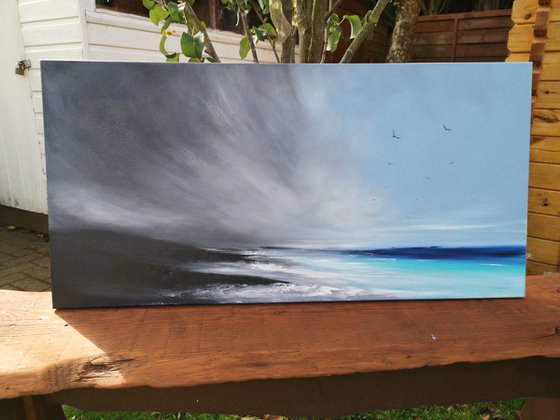 Come Rain or Shine - seascape, stunning, panoramic