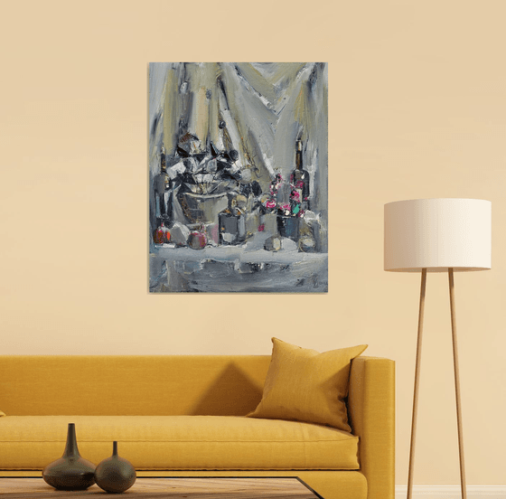 Silver Table, Crimson Fruit