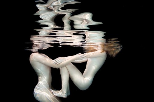 Porcelain - underwater photograph - from series Porcelain - print on paper by Alex Sher