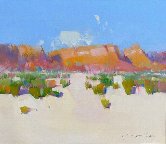 Sedona, Original oil painting, Handmade artwork, One of a kind