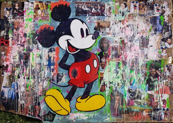 Micky Mouse in art