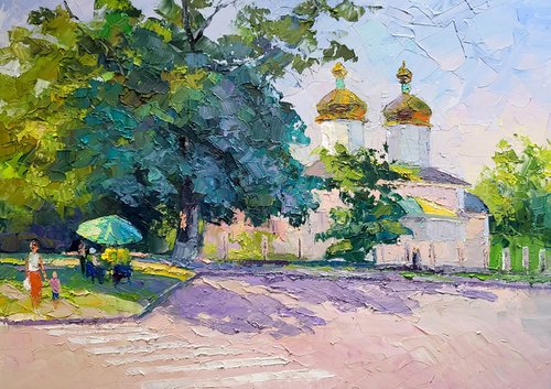 Early near the church by Boris Serdyuk