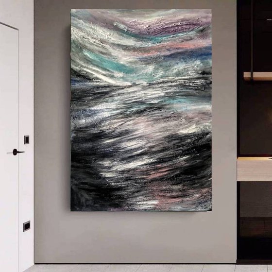 Almyra 70x100cm Abstract Textured Painting