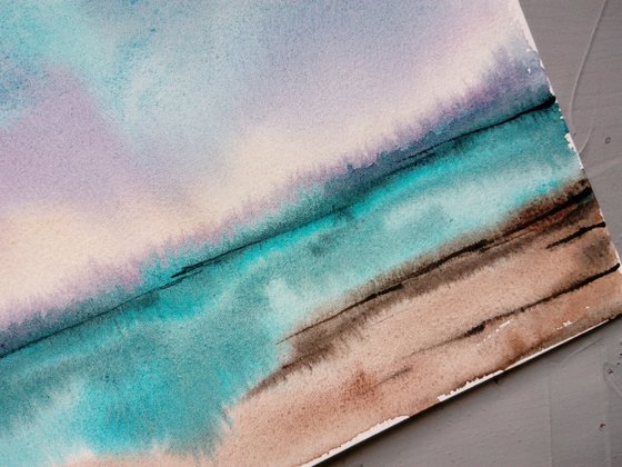 Abstract  Seascape painting