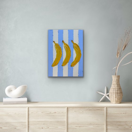 Three bananas