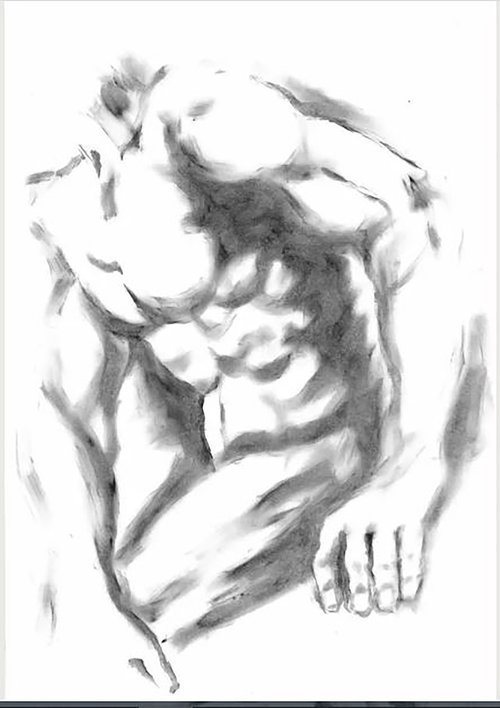 MALE FIGURE- BOY GUY SEXY HOT BODY by Nicolas GOIA