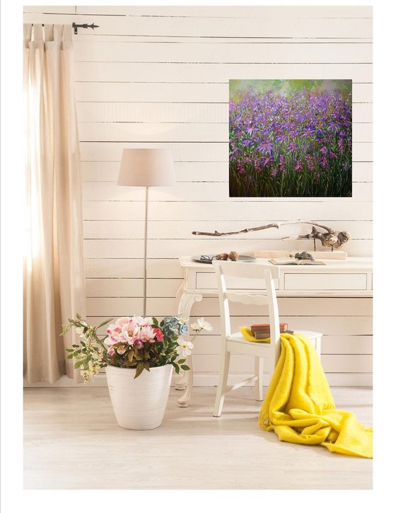 Lilac Mist - Floral landscape