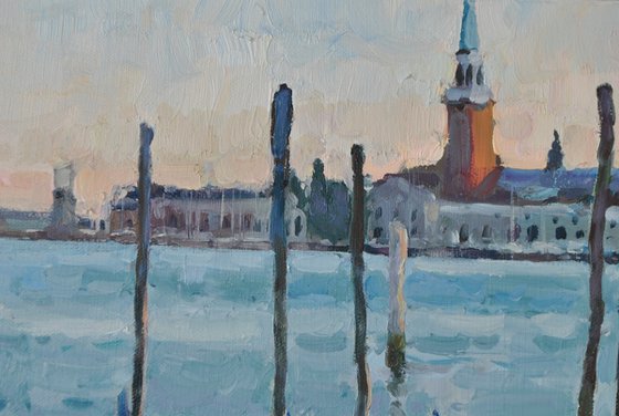 Venetian Gondolas at Rest