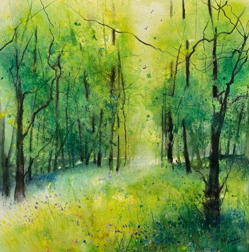 Freshness of a Woodland Glade by Teresa Tanner