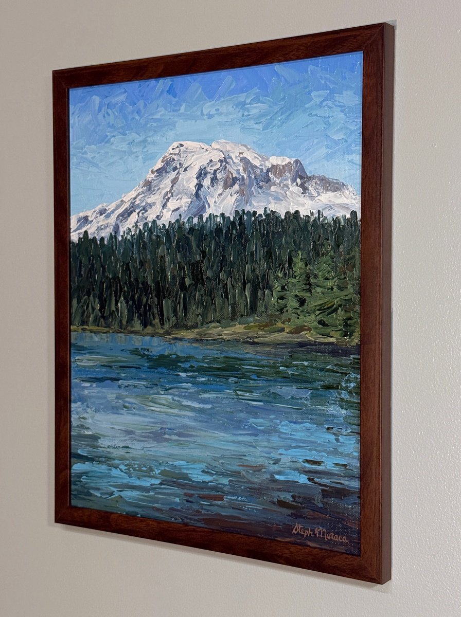 Reflection Lake (Reflection Not Included) By Steph Moraca, 12 X 15, Artwork For Sale On Artfinder