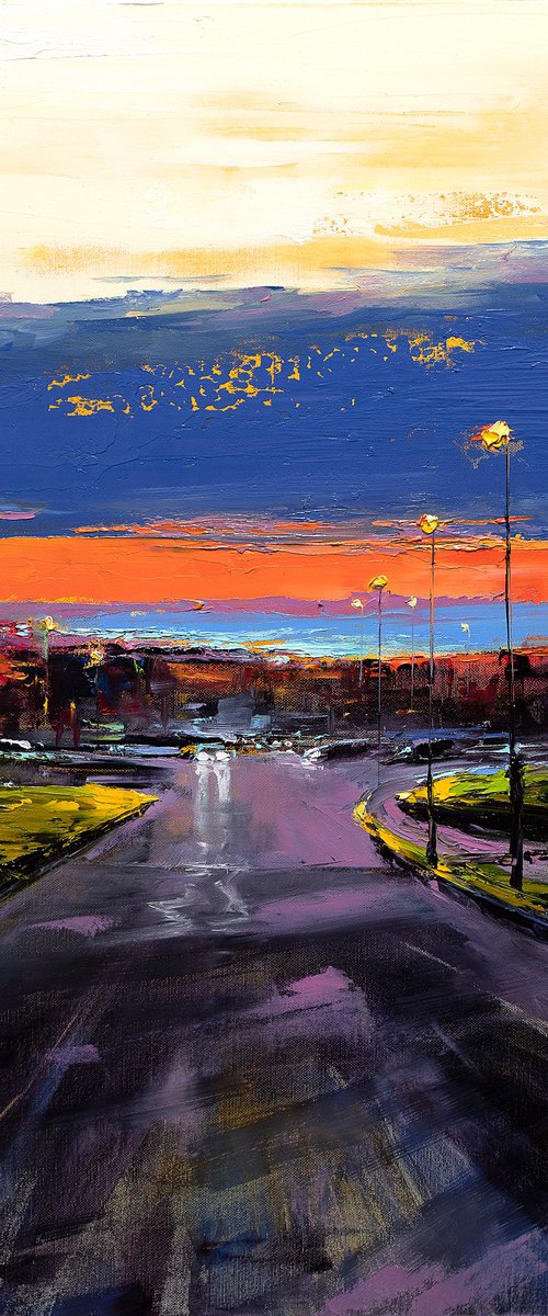 Warm Sunset by Bozhena Fuchs