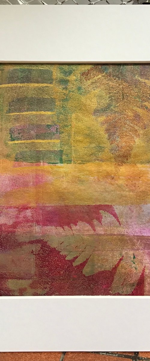 Abstract Leaves by Maxine Anne Martin