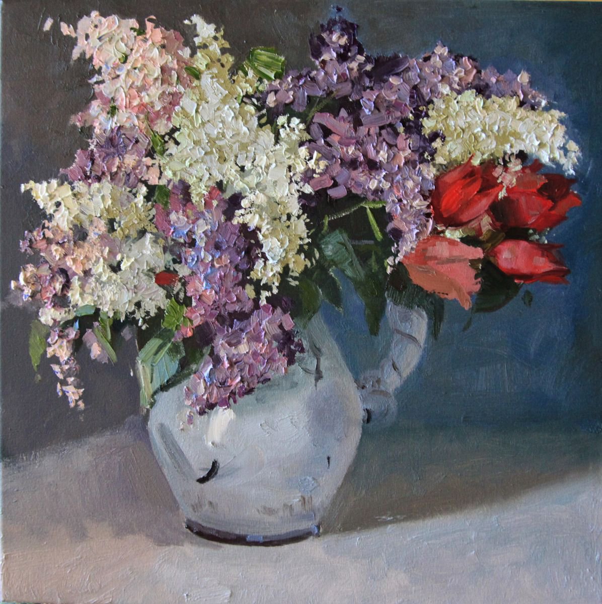 A bouquet of lilac by Eugenia Lebedenko