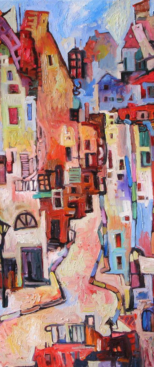 Town by Nikifor Swiristuhin