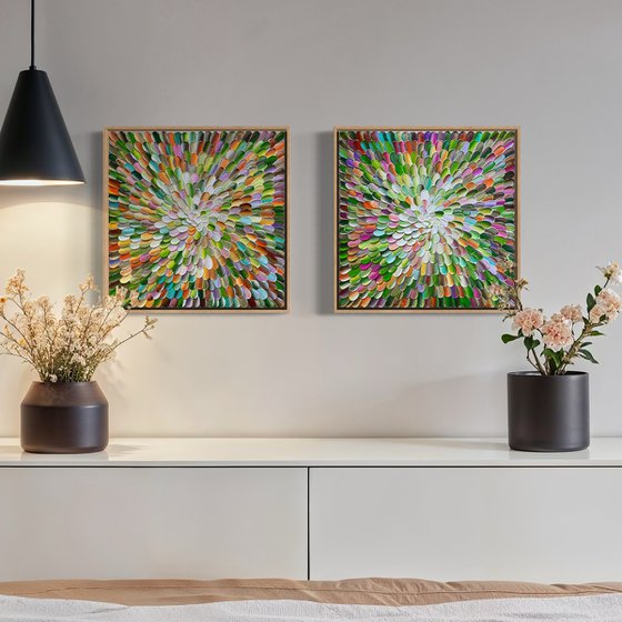 Bloom 43 - diptych