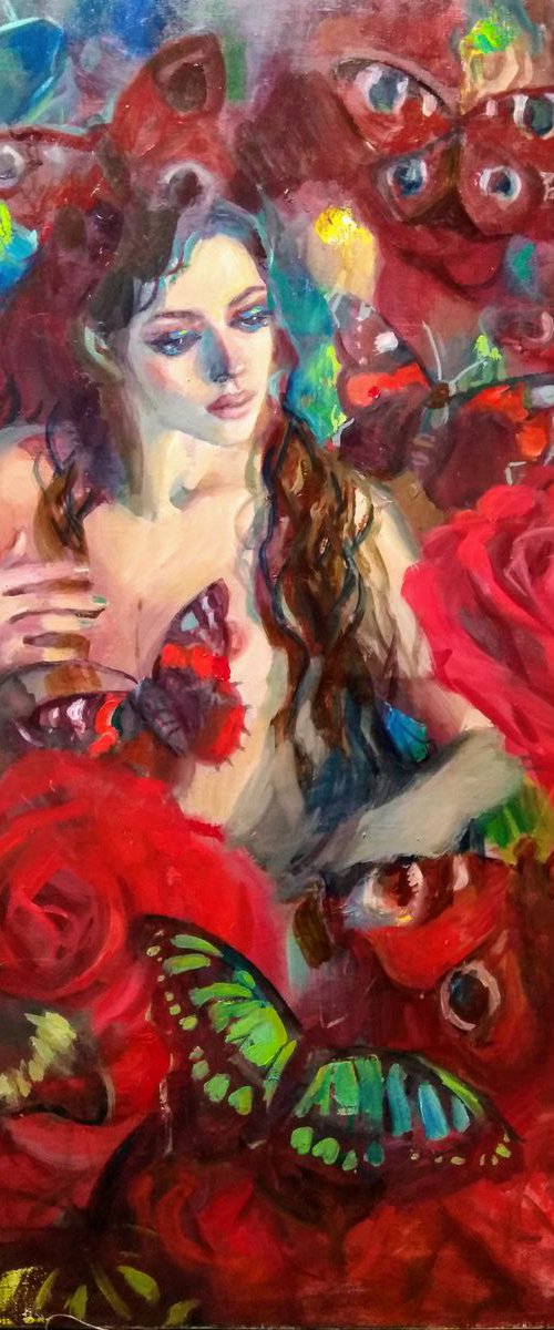 Red,red roses by HELINDA (Olga Müller)