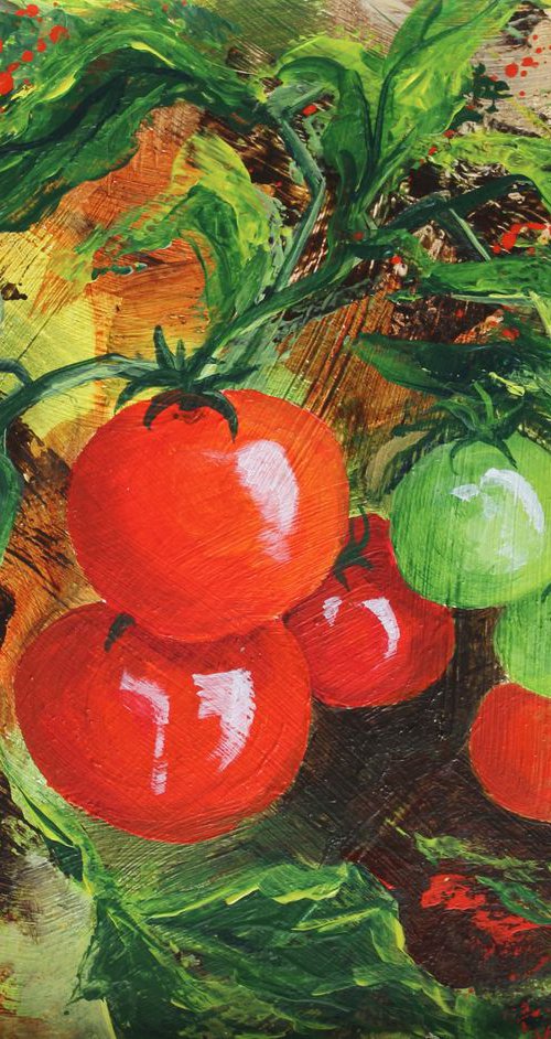 Ripe Tomatoes by Valerie Jobes