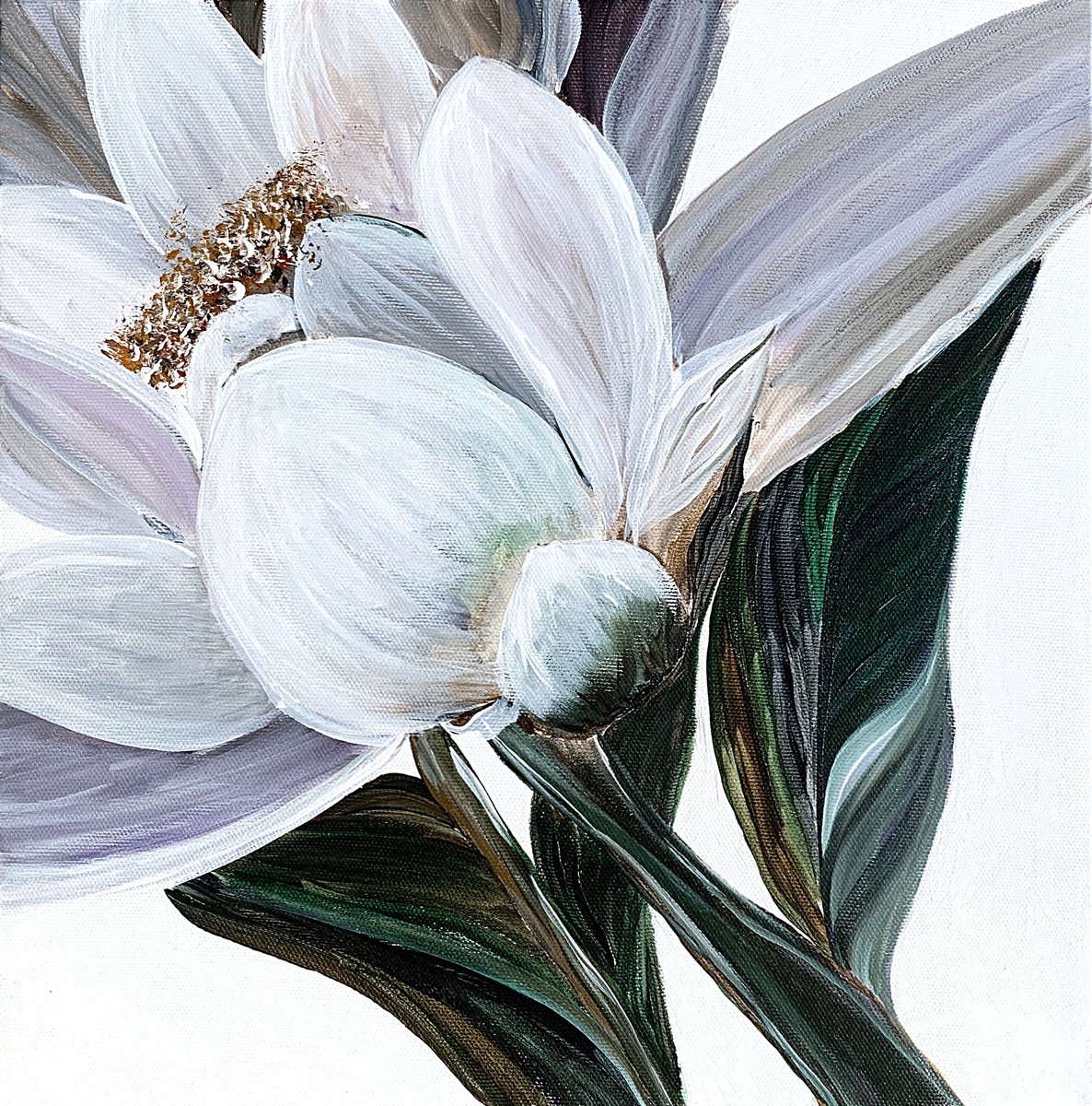Eternal Bloom By Tatiana Malinovscaia, 12 X 12, Artwork For Sale On Artfinder
