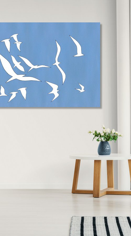 Blue Sky #12 by Marina Krylova