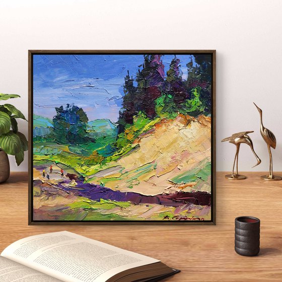 Near a Mountain Stream