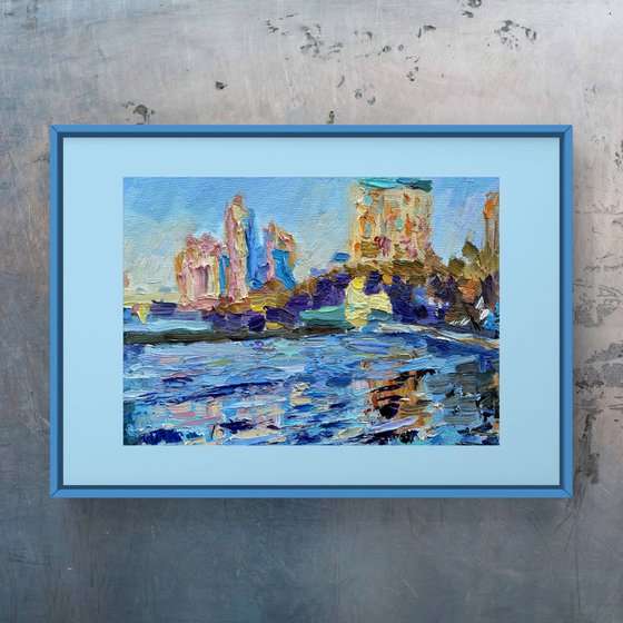 Moscow winter plein air