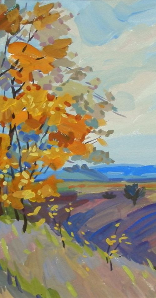 Etude gouache21 by Sergey  Kachin