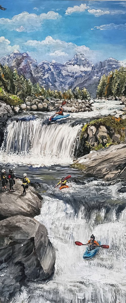 Discesa con il kayak by Chiara-Schiavetta