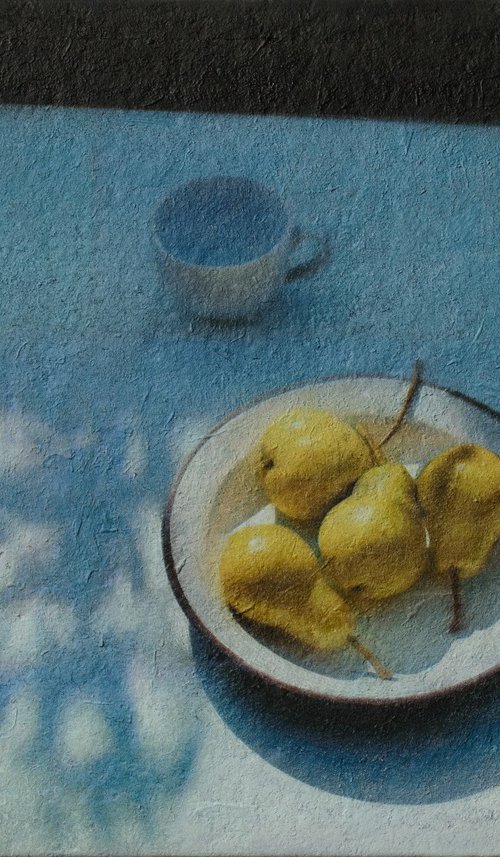 Ripe Pears and an Empty Cup by Andrejs Ko