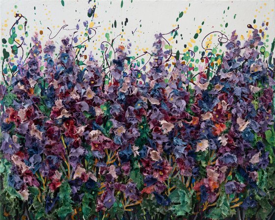 Plum Blossom Mixed Media
