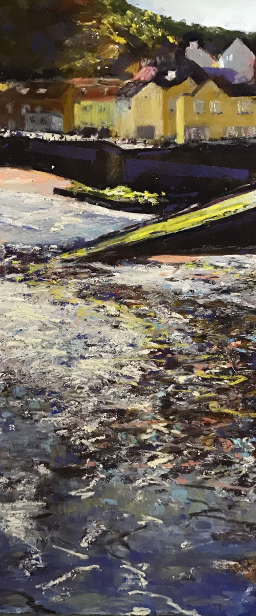Glowing Waters Staithes by Andrew Moodie
