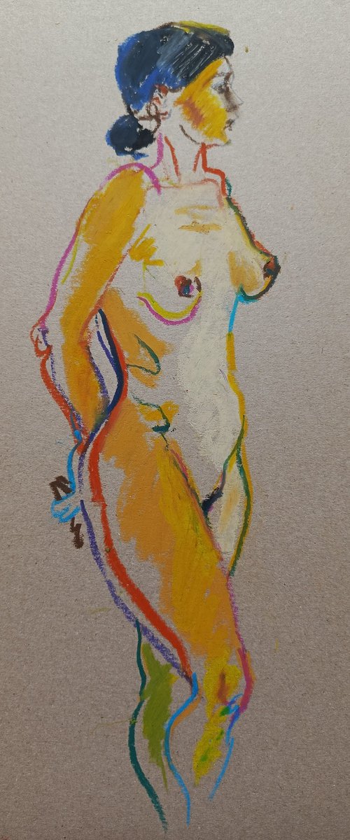 NUDE sketch 28-08-25/3 by Oxana Raduga