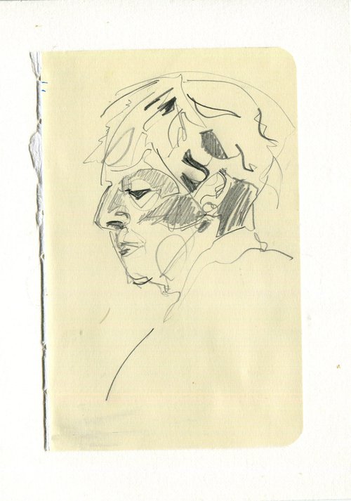 Theresa May sketch by Hannah Clark