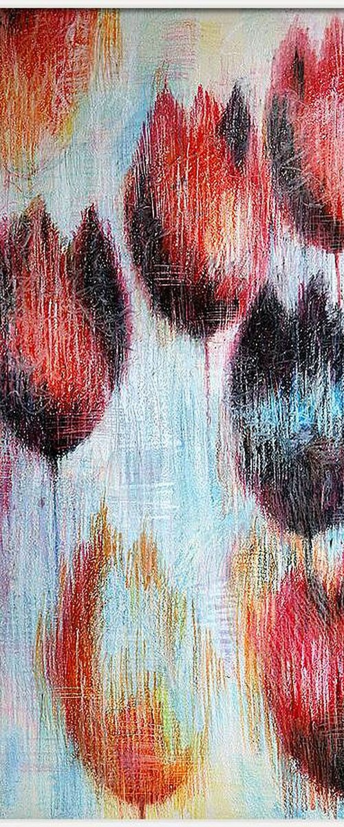 Multicolored Tulips 1 by Rakhmet Redzhepov