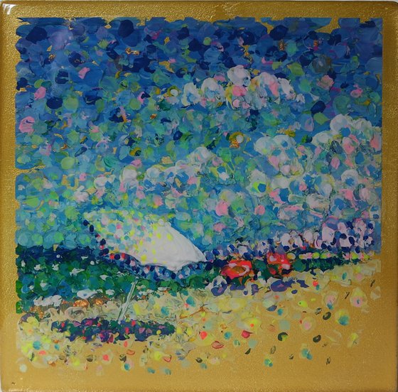 Pointillistic Beach