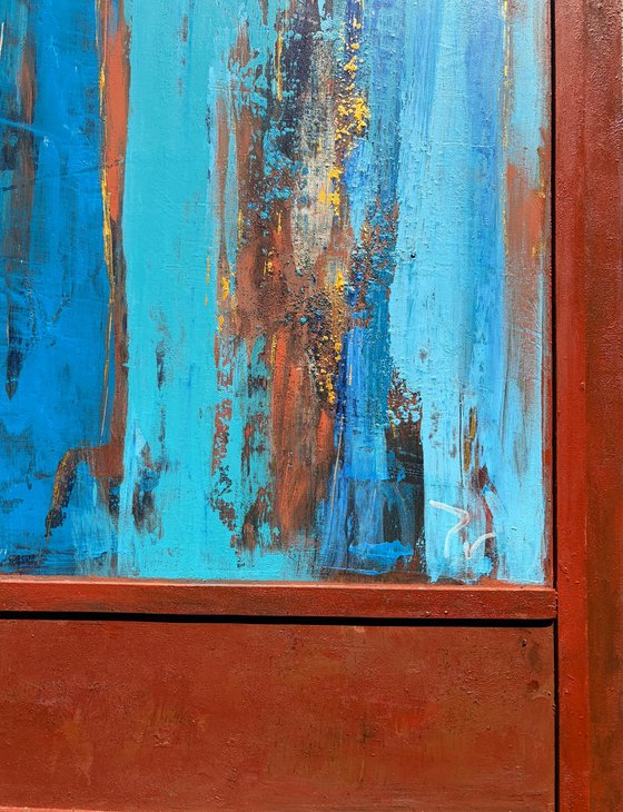 Rusty 13th door