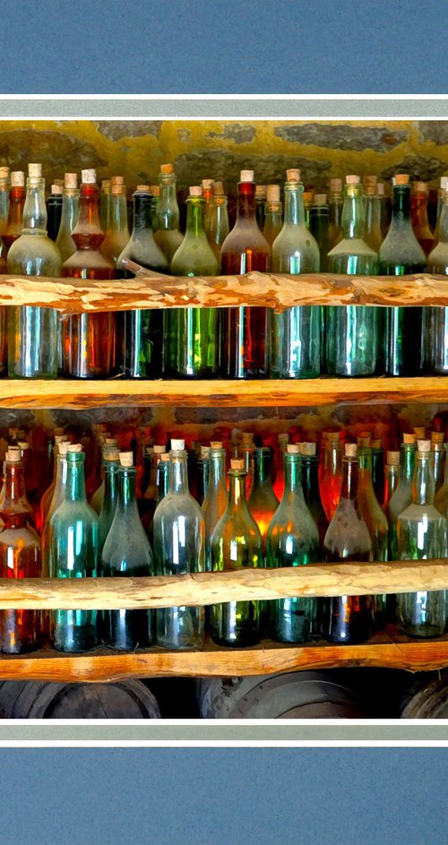 Old Wine Bottles by Robin Clarke