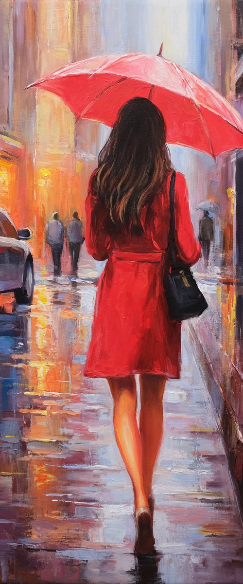 Rainy Cityscape by Behshad Arjomandi