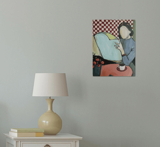 Girl with a Newspaper