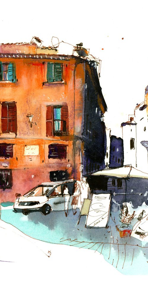 Sunlit Corner of Rome by Anastasia YOUKKI Mamoshina